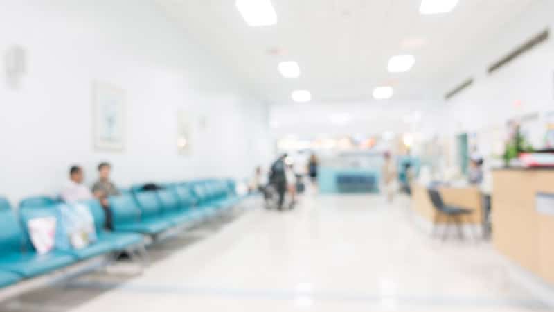 blur-hospital Blurred image of hospital waiting area, representing medical negligence claims