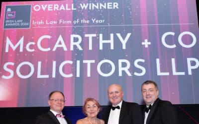 McCarthy + Co Wins Law Firm of the Year at the Irish Law Awards