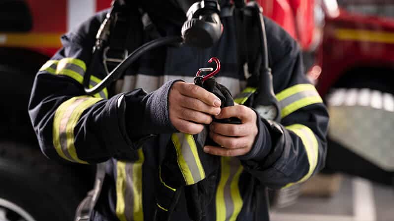firefighter Firefighter at work
