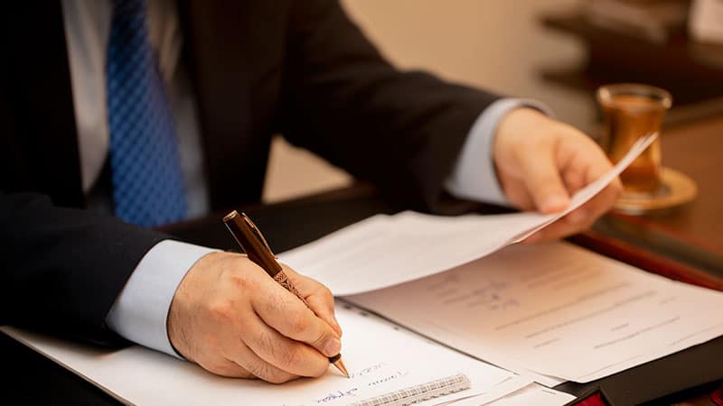after-probate Person carrying out paperwork following probate