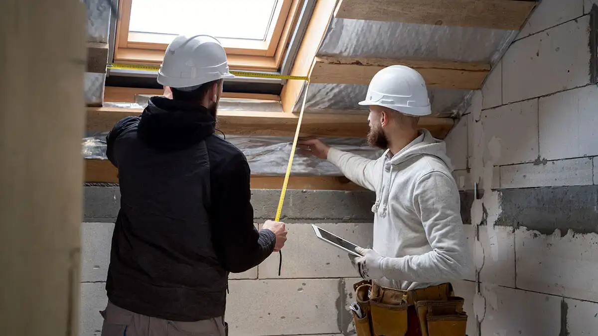building-works-blog-apr26 Builder assessing unauthorised building works